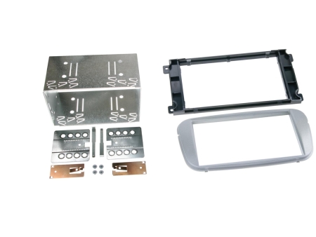 Ramka montażowa 2-DIN Ford, srebrna w grupie Car audio / Co pasuje do mojego samochodu / Ford / S-Max / S-Max 2010-2015 u BRL (700381114192)