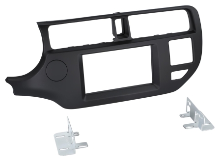 Ramka montażowa 2-DIN KIA RIO czarna w grupie Car audio / Co pasuje do mojego samochodu / Kia / Rio / Rio 2012-2017 u BRL (700381178292)