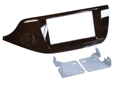 Ramka montażowa 2-DIN Kia Cee'd/ProCeed, piano brown w grupie Car audio / Co pasuje do mojego samochodu / Kia / Ceed / Ceed 2012-2018 / Wymiana radia Ceed 2012-2018 u BRL (700381178332)