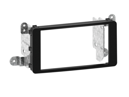 Ramka montażowa 2-DIN Citroen/Mitsubishi/Peugeot, czarna w grupie Car audio / Co pasuje do mojego samochodu / Mitsubishi / Outlander / Outlander 2007-2013 u BRL (70038120003)