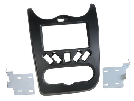 Ramka montażowa stereo 2-DIN Dacia Duster 2010- Czarna w grupie Car audio / Co pasuje do mojego samochodu / Dacia / Duster / Duster 2010-2017 u BRL (700381250021)