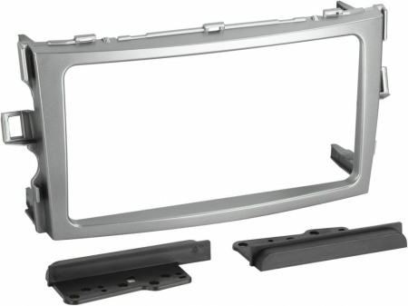 Ramka montażowa 2-DIN Toyota Verso 2009-2018 srebrna w grupie Car audio / Co pasuje do mojego samochodu / Toyota / Verso / Verso 2009-2018 u BRL (700381300371)