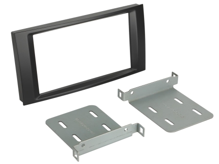 Ramka montażowa 2-DIN VW T5/Touareg, czarna w grupie Car audio / Co pasuje do mojego samochodu / Volkswagen / Transporter / Transporter T5.1 2010-2015 / Wymiana radia Transporter T5.1 2010-2015 u BRL (700381320272)