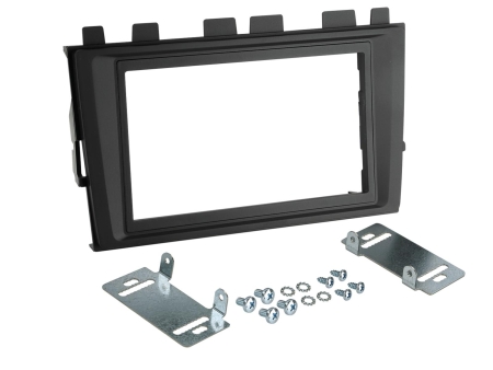 Ramka montażowa 2-DIN VW Polo/T6.1, czarna w grupie Car audio / Co pasuje do mojego samochodu / Volkswagen / Transporter / Transporter T6.1 2020-2024 / Wymiana radia Transporter T6.1 2020-2024 u BRL (700381320371)