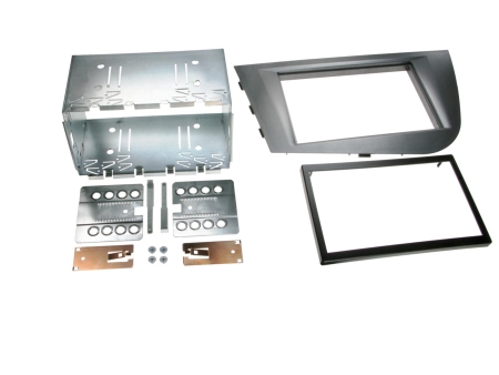 Ramka montażowa 2-DIN Seat Leon 2005, antracyt w grupie Car audio / Co pasuje do mojego samochodu / Seat / Leon / Leon 2005-2012 u BRL (70038132805)