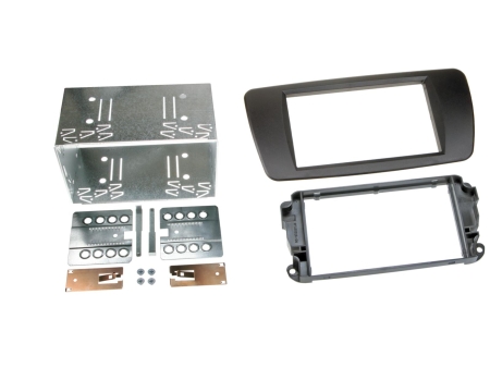 ACV Ramka montażowa 2-DIN Seat Ibiza, nit black w grupie Car audio / Co pasuje do mojego samochodu / Seat / Ibiza / Ibiza 2009-2015 u BRL (700381328062)