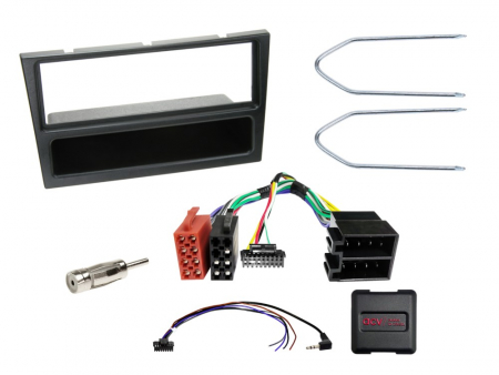 Zestaw montażowy 1-DIN z kieszenią na akcesoria Opel, czarny w grupie Car audio / Co pasuje do mojego samochodu / Opel / Vivaro / Vivaro 2010-2011 u BRL (700611230261)