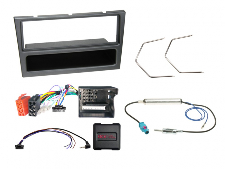 Zestaw montażowy 1-DIN z kieszenią na akcesoria Opel, grafitowy w grupie Car audio / Co pasuje do mojego samochodu / Opel / Zafira / Zafira 2006-2014 u BRL (700611230262)