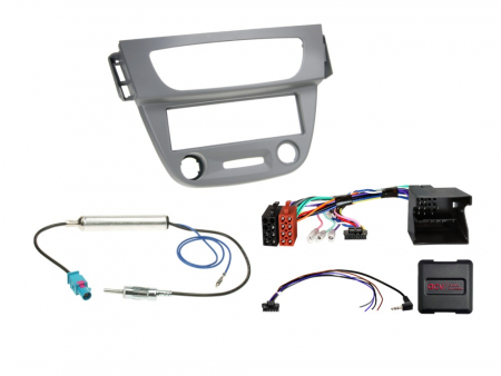Zestaw montażowy 1-DIN Renault Megane/Fluence szary w grupie Car audio / Co pasuje do mojego samochodu / Renault / Mégane / Mégane 2009-2016 u BRL (700611250771)