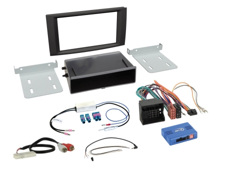 Zestaw instalacyjny ACV 1/2-DIN z kieszenią na akcesoria, VW T5/Touareg w grupie Car audio / Co pasuje do mojego samochodu / Volkswagen / Transporter / Transporter T5.1 2010-2015 / Wymiana radia Transporter T5.1 2010-2015 u BRL (700611320272)