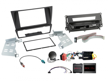 Zestaw instalacyjny ACV 2-DIN BMW serii 3 E90/E91, czarny w grupie Car audio / Co pasuje do mojego samochodu / BMW / BMW 3 seria / BMW E90/E91/E92/E93 2005-2011 / Wymiana radia BMW E90/E91/E92/E93 2005-2011 u BRL (700621023093)