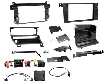 Zestaw 2-DIN BMW serii 3 E46, sterowanie z kierownicy/adapter antenowy w grupie Car audio / Co pasuje do mojego samochodu / BMW / BMW 3 seria / BMW E36 1992-2002 / Wymiana radia BMW E36 1992-2002 u BRL (700621023182)