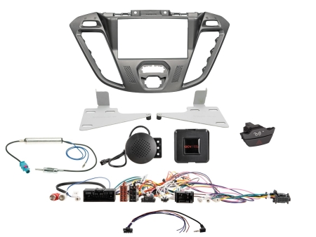 Zestaw 2-DIN Ford Custom 2012-2016, phoenix silver w grupie Car audio / Co pasuje do mojego samochodu / Ford / Transit Custom / Transit Custom 2013-2023 u BRL (700621114264)