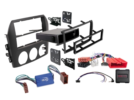 Zestaw instalacyjny 1/2-DIN z kieszenią Mazda Miata/MX-5 2005-2009 w grupie Car audio / Co pasuje do mojego samochodu / Mazda / Mazda MX5 / Mazda MX5 2006- (NC) u BRL (700621170051)