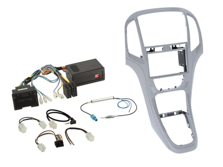 Zestaw instalacyjny ACV 2-DIN Opel Astra J, srebrny platynowy w grupie Car audio / Co pasuje do mojego samochodu / Opel / Astra / Astra 2015-2022 u BRL (700621230233)