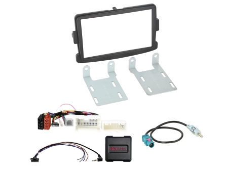Zestaw instalacyjny 2-DIN Dacia/Fiat/Nissan/Opel/Renault, czarny w grupie Car audio / Co pasuje do mojego samochodu / Renault / Trafic / Trafic 2019- u BRL (700621250141)