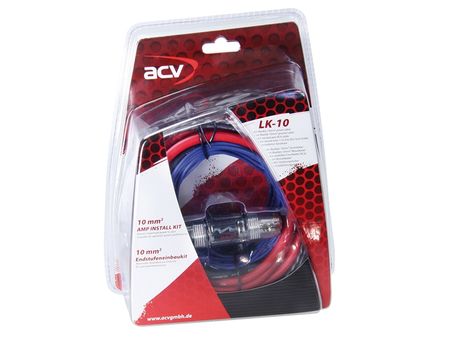 ACV LK-10, zestaw kabli CCA 10mm2 w grupie Car audio / Kable / Zestawy okablowania u BRL (700LK10)