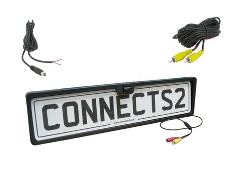 Kamera cofania z uchwytem na tablicę rejestracyjną CAM-NUMBERPLATE w grupie Car audio / Akcesoria / Kamera cofania u BRL (701CAMNUMBER)