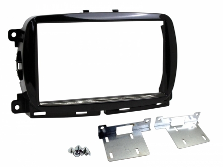 Ramka montażowa Double-DIN Fiat 500 2015- czarna w grupie Car audio / Co pasuje do mojego samochodu / Fiat / 500 u BRL (701CT23FT31)