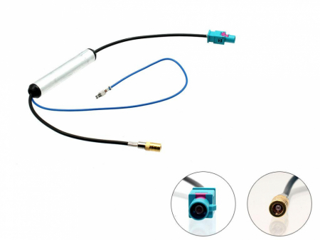 Adapter antenowy Fakra (męski)-SMB (żeński) w grupie Car audio / Akcesoria / Akcesoria montażowe u BRL (701CT27AA111)