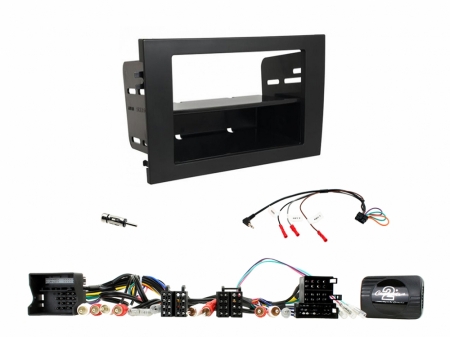 Zestaw montażowy Audi A4 2001 - 2008 (Double-DIN) w grupie Car audio / Co pasuje do mojego samochodu / Audi / Audi A4 / Audi A4 2004-2008 / Wymiana stereo / Oryginalny podwójny DIN u BRL (701CTKAU09)
