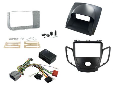 Zestaw instalacyjny Ford Fiesta 08-10, czarny, szary w grupie Car audio / Co pasuje do mojego samochodu / Ford / Fiesta / Fiesta 2008-2012 u BRL (701CTKFD07)