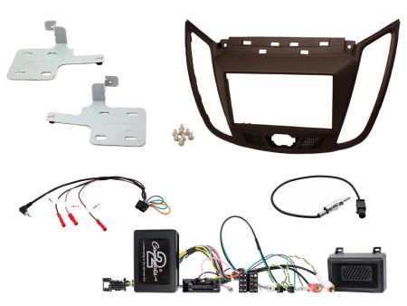 Zestaw instalacyjny Ford C-Max 2011> Brązowy w grupie Car audio / Co pasuje do mojego samochodu / Ford / C-Max / C-Max 2010-2019 u BRL (701CTKFD35)