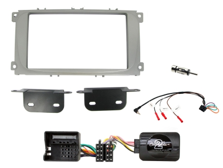 Zestaw instalacyjny Ford Focus/Mondeo 2007> srebrny w grupie Car audio / Co pasuje do mojego samochodu / Ford / Mondeo / Mondeo 2007-2013 u BRL (701CTKFD51)