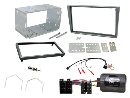 Zestaw montażowy Opel, analogowy, srebrny w grupie Car audio / Co pasuje do mojego samochodu / Opel / Zafira / Zafira 1999-2005 u BRL (701CTKVX07)