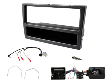 Zestaw instalacyjny Opel Astra 04-10, single-DIN, niebiesko-szary w grupie Car audio / Co pasuje do mojego samochodu / Opel / Astra / Astra 2009-2015 u BRL (701CTKVX23)