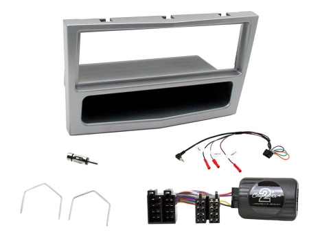 Zestaw instalacyjny Opel Astra 04-10, chrom-metalik, Single-DIN w grupie Car audio / Co pasuje do mojego samochodu / Opel / Astra / Astra 2009-2015 u BRL (701CTKVX26)