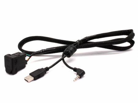 Adapter Aux i USB Connects2 Toyota Yaris 08> w grupie Car audio / Co pasuje do mojego samochodu / Toyota / Yaris / Yaris 2006-2011 u BRL (701CTTOYOTAUSB2)