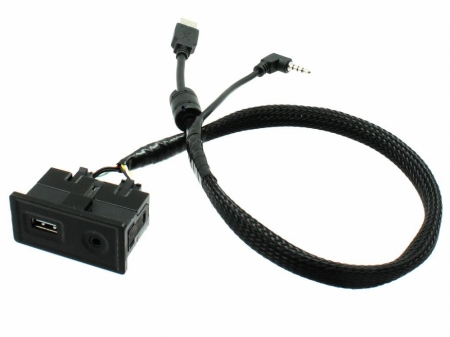 Adapter Aux i USB Connects2 Volkswagen Golf7 w grupie Car audio / Co pasuje do mojego samochodu / Volkswagen / Golf / Golf Mk7 2013-2019 / Wymiana radia Golf Mk7 2013-2019 u BRL (701CTVWUSB2)