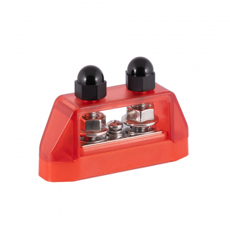 Czerwony blok rozdzielczy, 2 szt. M8 w grupie Car audio / Akcesoria / Bloki rozdzielcze u BRL (720BBP2)