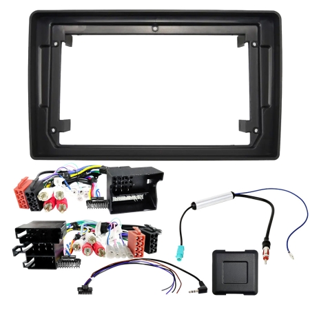 Auto-Connect zestaw montażowy do radia 9 cali, Audi A4 B6/B7 2001-2009 w grupie Car audio / Co pasuje do mojego samochodu / Audi / Audi A4 / Audi A4 2004-2008 u BRL (720F9AU2)