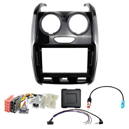 Auto-Connect zestaw montażowy do radia 9 cali, Dacia Duster HS Facelift 2014-2018 w grupie Car audio / Co pasuje do mojego samochodu / Dacia / Duster / Duster 2010-2017 u BRL (720F9DC1)