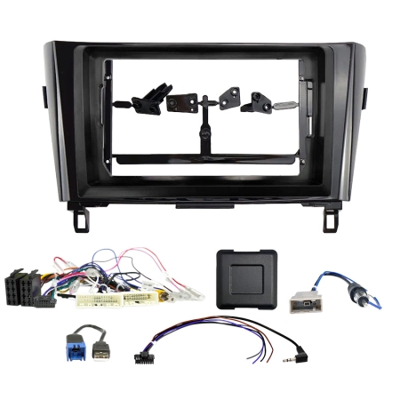 Auto-Connect zestaw montażowy do radia 9/10.1 cala, Nissan Qashqai, X-Trail i Rogue w grupie Car audio / Co pasuje do mojego samochodu / Nissan / Qashqai / Qashqai 2013-2021 u BRL (720F9NS1)