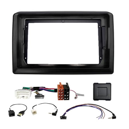 Auto-Connect zestaw montażowy do radia 9/10.1 cala, Suzuki Swift 2017-2024, czarny mat w grupie Car audio / Co pasuje do mojego samochodu / Suzuki / Swift / Swift 2017-2024 u BRL (720F9SZ3)