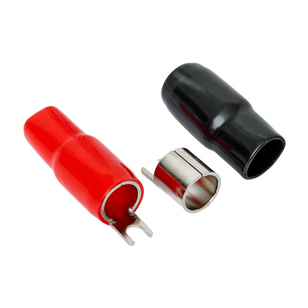 Auto-Connect czerwono-czarna widełkowa końcówka kablowa, 53 mm² w grupie Car audio / Akcesoria / Akcesoria montażowe u BRL (720L1FT53)