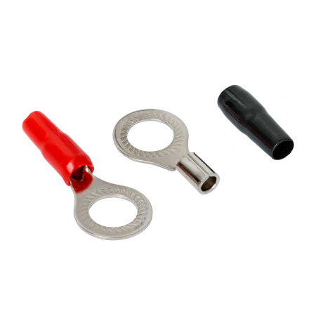 Auto-Connect czerwono-czarna końcówka oczkowa M12, 10 mm² w grupie Car audio / Akcesoria / Akcesoria montażowe u BRL (720L1RT1012)