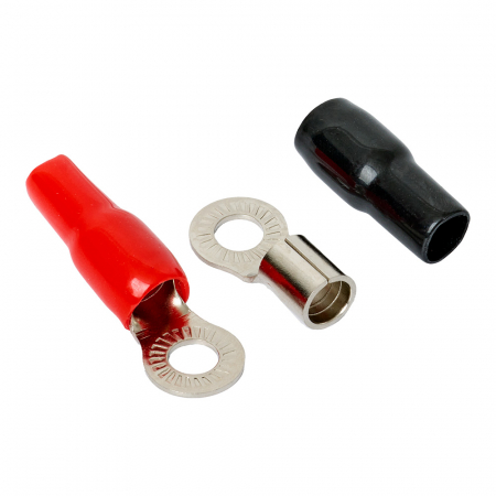 Auto-Connect czerwono-czarna końcówka oczkowa M8, 21 mm² w grupie Car audio / Akcesoria / Akcesoria montażowe u BRL (720L1RT218)