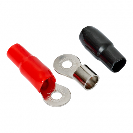 Auto-Connect czerwono-czarna końcówka oczkowa M8, 53 mm² w grupie Car audio / Akcesoria / Akcesoria montażowe u BRL (720L1RT538)
