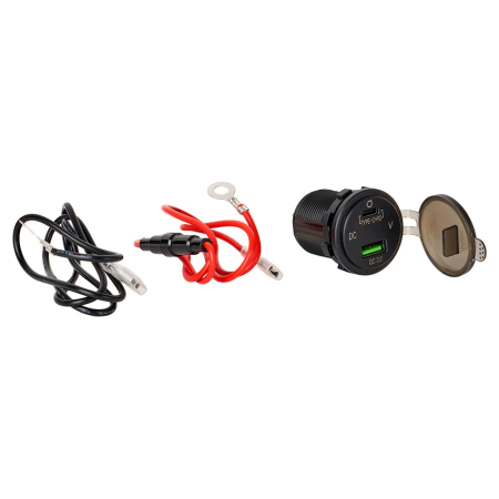 Ładowarka USB z woltomierzem i USB-C w grupie Car audio / Smartfon w samochodzie / Akcesoria do telefonów u BRL (720L2VMU2)