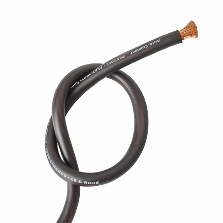 Auto-Connect czarny kabel zasilający OFC 53,7 mm², na metry w grupie Car audio / Kable / Przewód zasilający u BRL (720PC53OFCB)