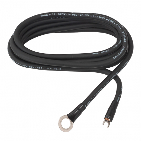 Auto-Connect 2,5-metrowy kabel zasilający CCA 10,2 mm², czarny w grupie Car audio / Kable / Przewód zasilający u BRL (720PCT10CCA25B)