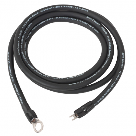 Auto-Connect 2,5-metrowy kabel zasilający CCA 21,6 mm², czarny w grupie Car audio / Kable / Przewód zasilający u BRL (720PCT21CCA25B)