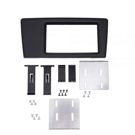 Rama stereo podwójny DIN do Volvo V70 2000-2004, ciemnoszara w grupie Car audio / Co pasuje do mojego samochodu / Volvo / Volvo XC70 / Volvo XC70 2000-2004 / Wymiana radia XC70 2000-2004 u BRL (720VO02FP2DIN)