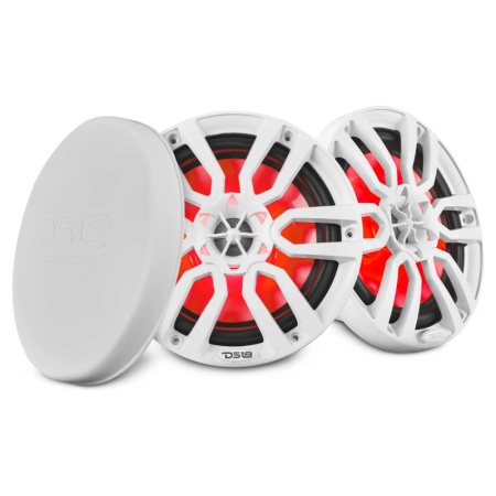 DS18 NXL-8, białe 8-calowe głośniki morskie z LED, para w grupie Car audio / Audio morskie / Głośniki morskie u BRL (803NXL8)