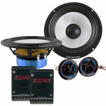 Onkyo E-C650, świetnie brzmiący 6,5-calowy system odseparowany w grupie Car audio / Głośniki samochodowe / Zestawy komponentowe u BRL (806EC650)