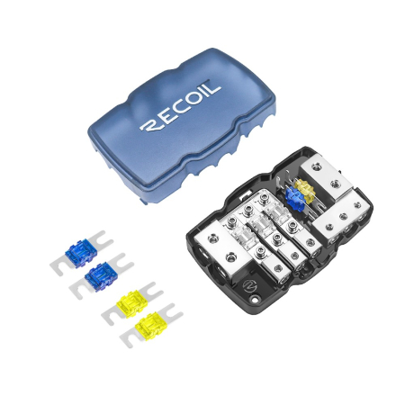 Recoil MPG3 Mini-ANL uchwyt bezpiecznika + blok masowy 2x50mm² do 3x20mm² w grupie Car audio / Akcesoria / Uchwyt bezpiecznika u BRL (808MPG3)